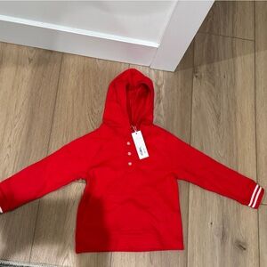 Janie and Jack Boys Red Hoodie